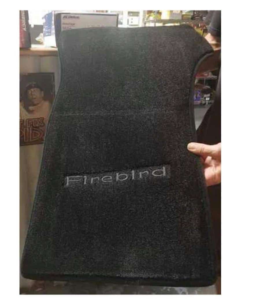 Carpet Mat Set: 67-9 Firebird Black on Black